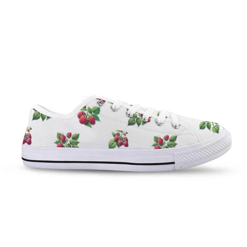 raspberry print sneakers Seattle Low Top Men's Shoes (Model 1013-6)