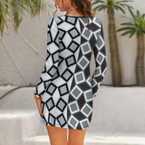 Hollow Slim-Fit Dress Slim dress with hollow waist