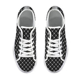 net zero print Seattle Low Top Women's Shoes (Model 1013-6)