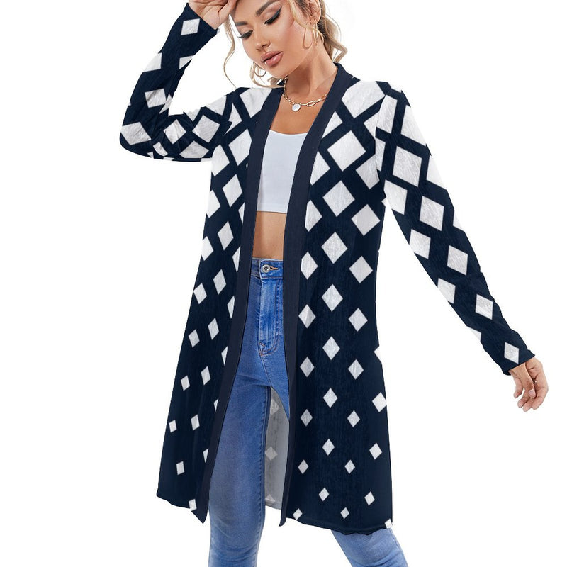 Women&#039;s Mid-Length Cardigan (NZ060) Medium length cardigan