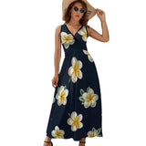 Sleeveless Long Dress (NZ028) Sleeveless dress