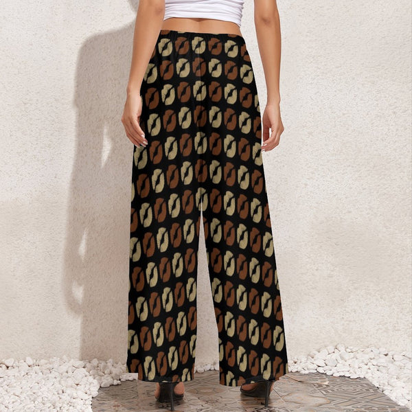 Chocolate Kisses Wide-Leg Pants