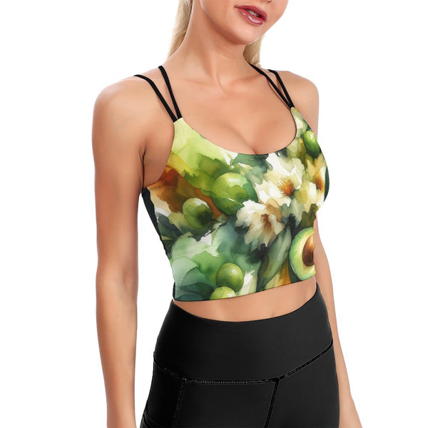 Yoga Top with Bra Pad Yoga Top