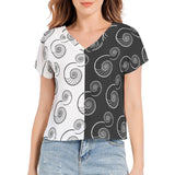 Batwing Sleeve V-Neck Top