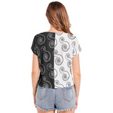 Batwing Sleeve V-Neck Top