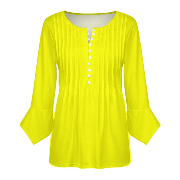 Women&#039;s Ruffled Petal Sleeve Top Women's ruffled petal sleeve top