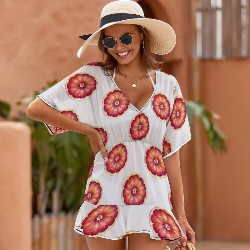 Women&#039;s Cover Up Dress Grapefruit cover ups