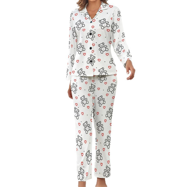 Women&#039;s Satin Pajama Set Pajamas