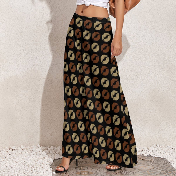 Chocolate Kisses Wide-Leg Pants