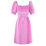 Sweetheart Neck Puff Sleeve Mini Dress (B271) Dress