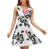 V-Neck Sleeveless Dress (NZ022)  Frocks