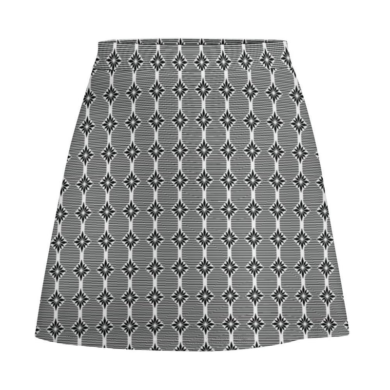 All Over Print Skirt (ALQ) Short skirt