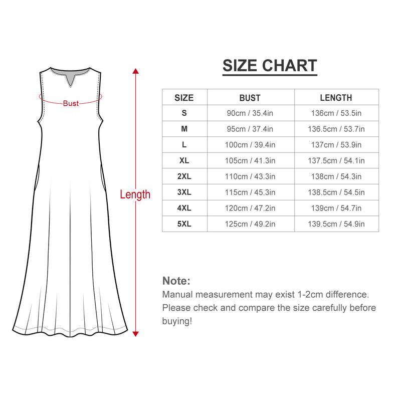 Sleeveless Long Dress (GQ) Long dress