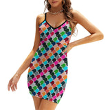 Sexy Spaghetti Strap Dress Women's sling dress