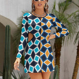 Hollow Slim-Fit Dress Slim dress with hollow waist