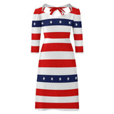 Stars and Stripes Sweetheart Dress