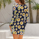 Hollow Slim-Fit Dress Slim dress with hollow waist