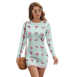 Women&#039;s Long Sleeve Dress leisure wear