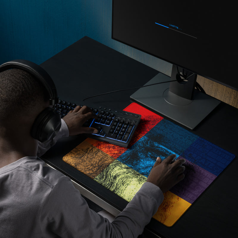 Leonardo Da Vinci Self Portrait Gaming mouse pad - Objet D'Art
