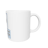 White glossy mug