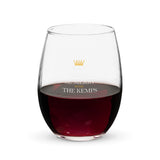 Stemless wine glass - Objet D'Art