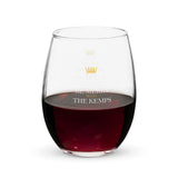 Stemless wine glass - Objet D'Art