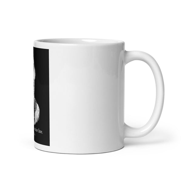 White glossy mug - Objet D'Art