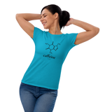 Caffeine Molecule Women's short sleeve t-shirt - Objet D'Art