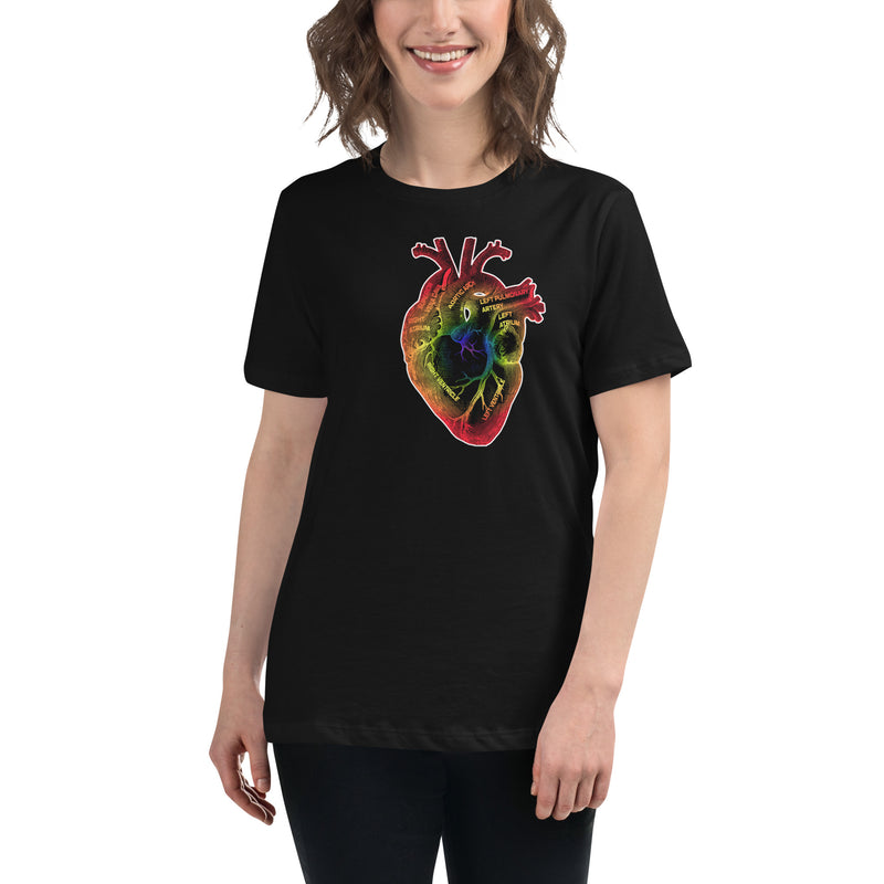 Anatomy Heartbeat Women's Relaxed T-Shirt - Objet D'Art
