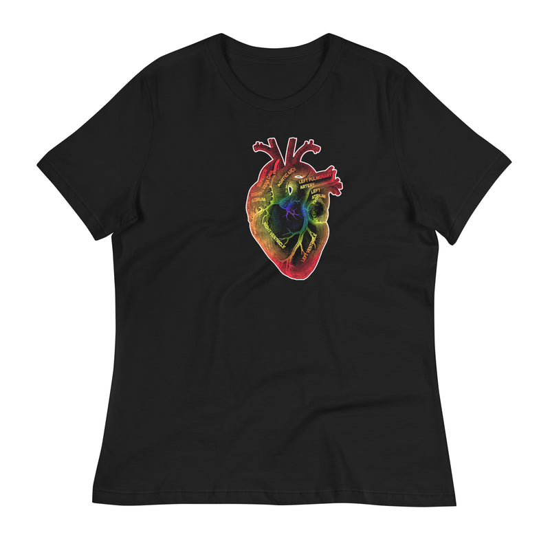 Anatomy Heartbeat Women's Relaxed T-Shirt - Objet D'Art