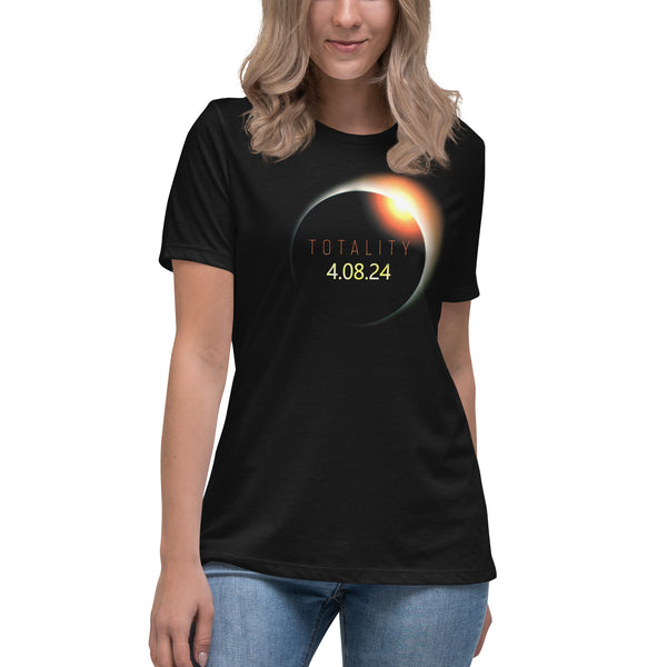 Totality 04-08-24 Women's Relaxed T-Shirt