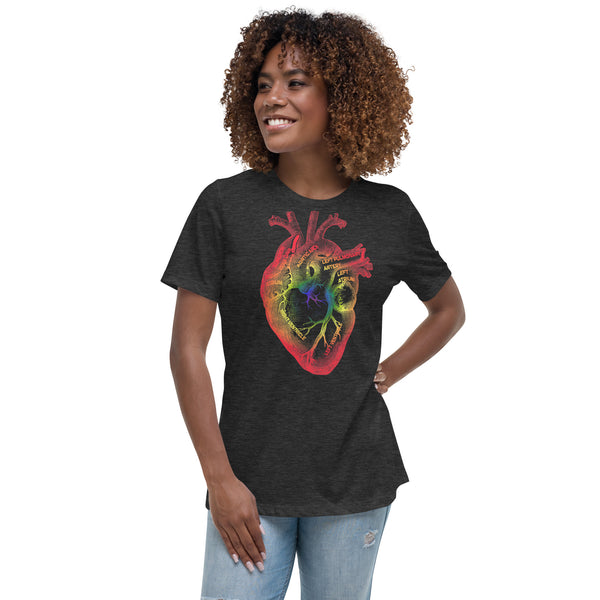 Heartbeat of Anatomy Women's Relaxed T-Shirt - Objet D'Art