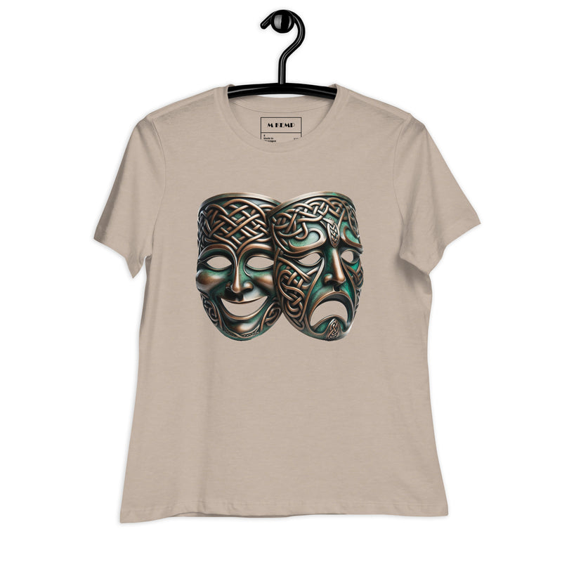 Celtic Thalia Melpomene Masks Women's Relaxed T-Shirt