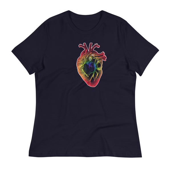 Anatomy Heartbeat Women's Relaxed T-Shirt - Objet D'Art