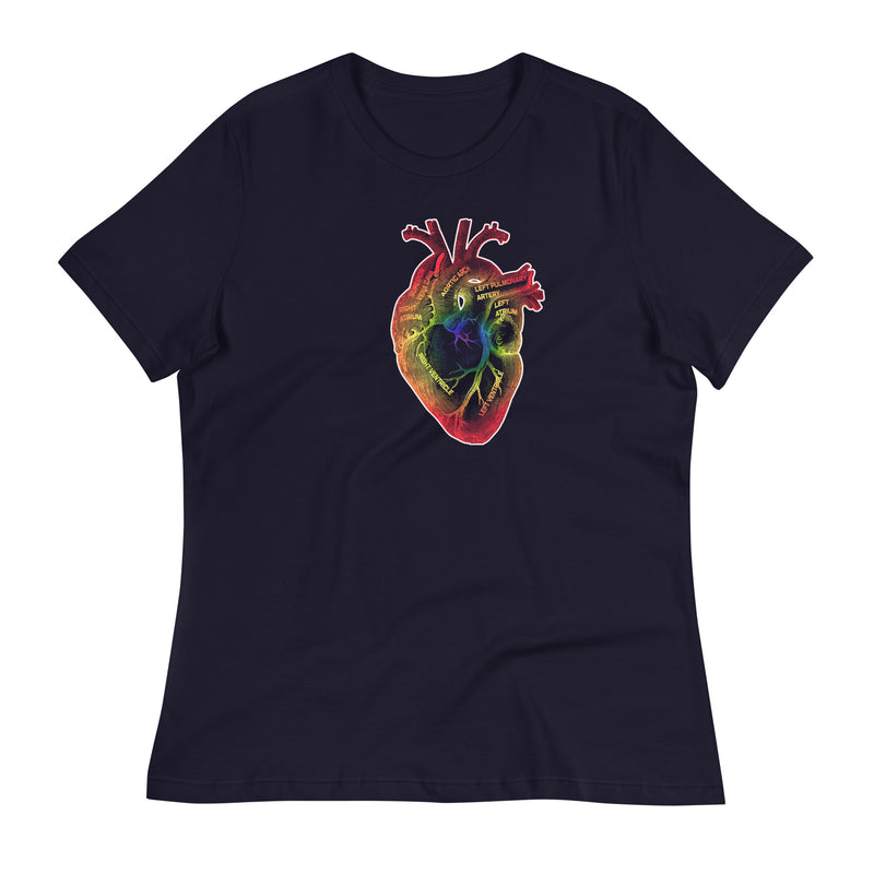 Anatomy Heartbeat Women's Relaxed T-Shirt - Objet D'Art