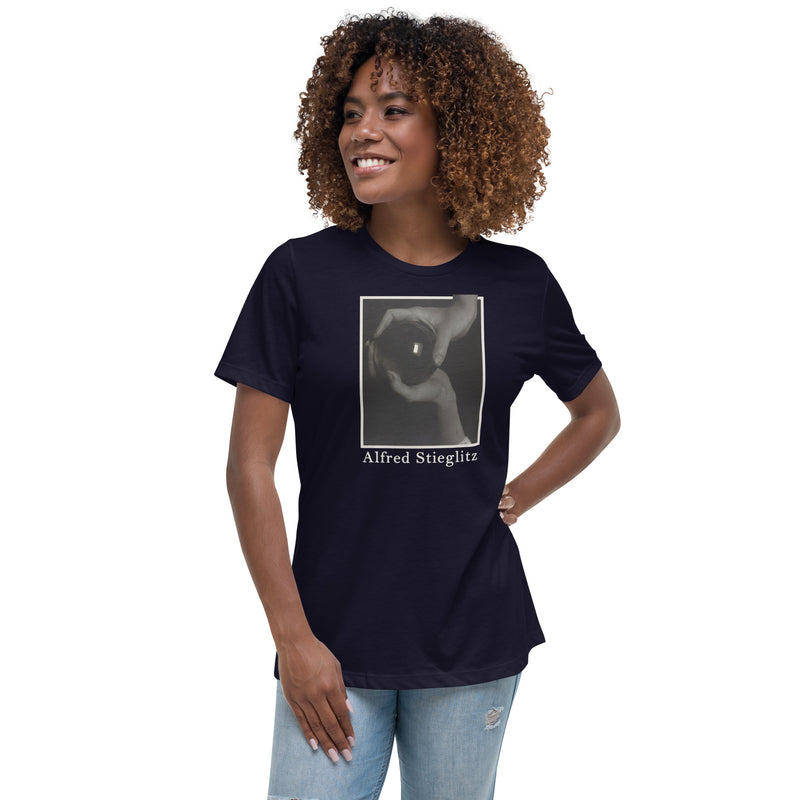 Rebecca Strand (1922) by Alfred Stieglitz Women's Relaxed T-Shirt - Objet D'Art