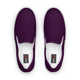 Grape Women’s slip-on canvas shoes - Objet D'Art