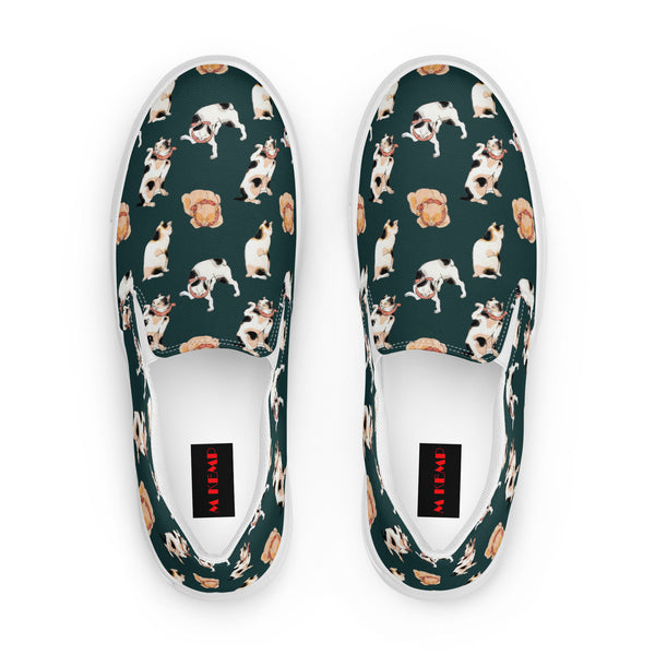 Women’s slip-on canvas shoes - Objet D'Art