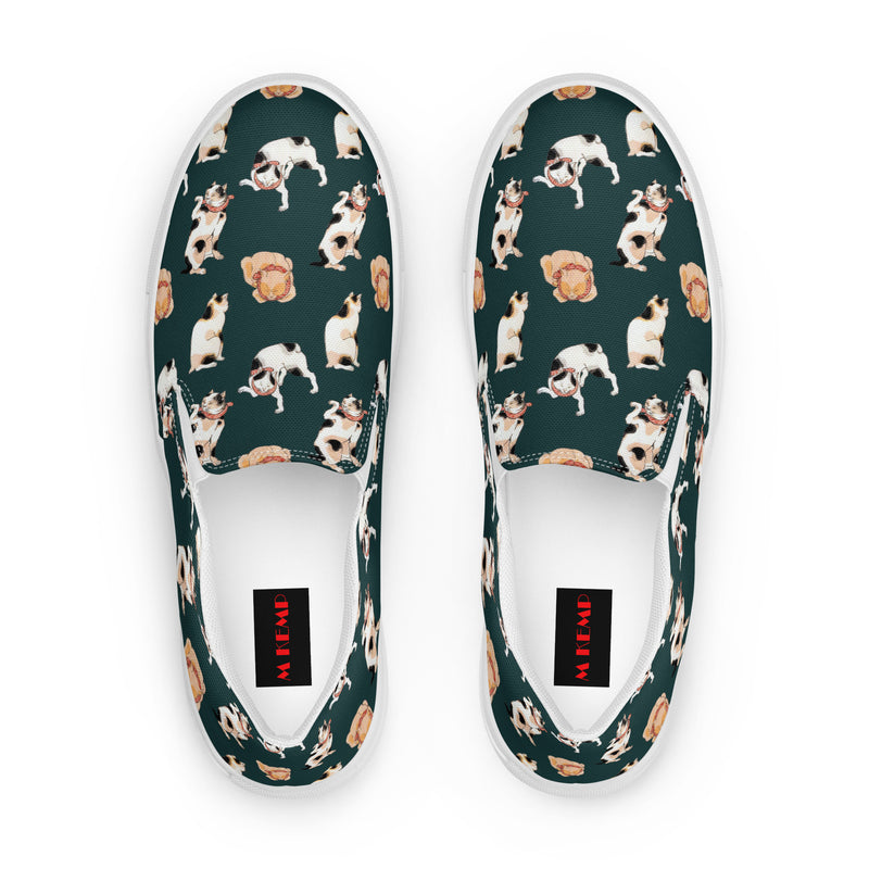Women’s slip-on canvas shoes - Objet D'Art