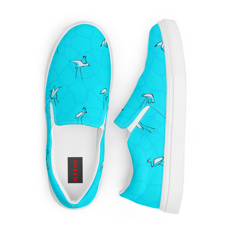 Women’s slip-on canvas shoes - Objet D'Art