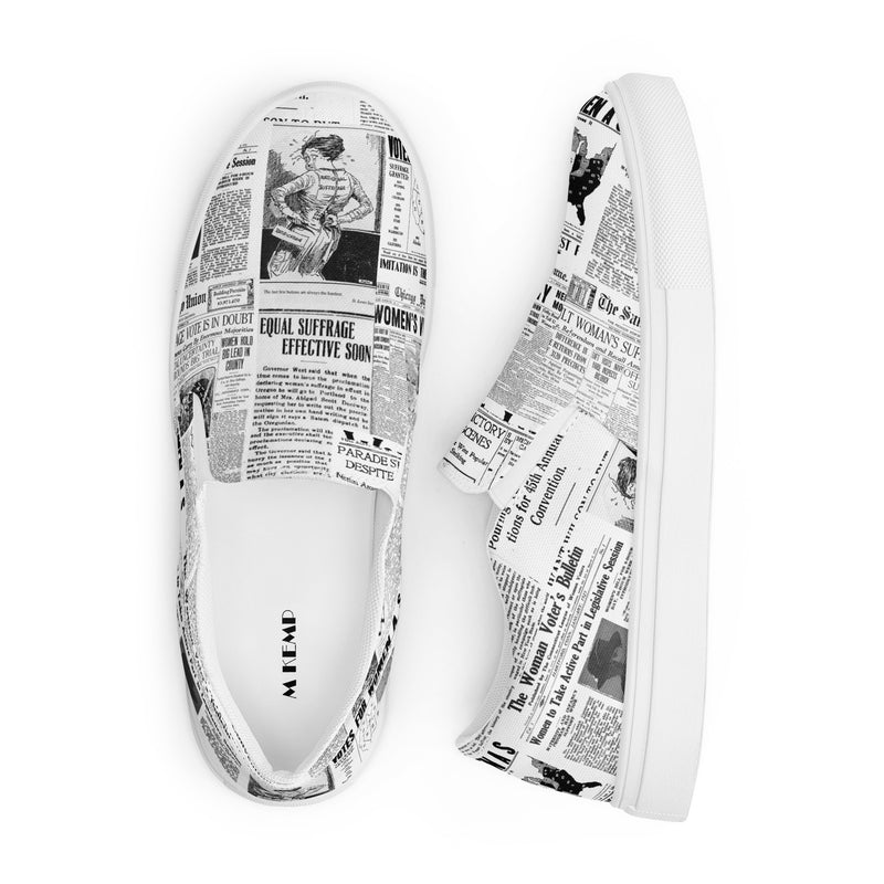 Women's Suffrage Women’s slip-on canvas shoes