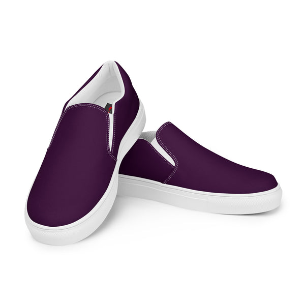 Grape Women’s slip-on canvas shoes - Objet D'Art