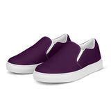 Grape Women’s slip-on canvas shoes - Objet D'Art