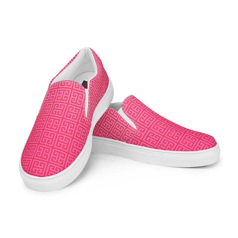 Women’s slip-on canvas shoes - Objet D'Art