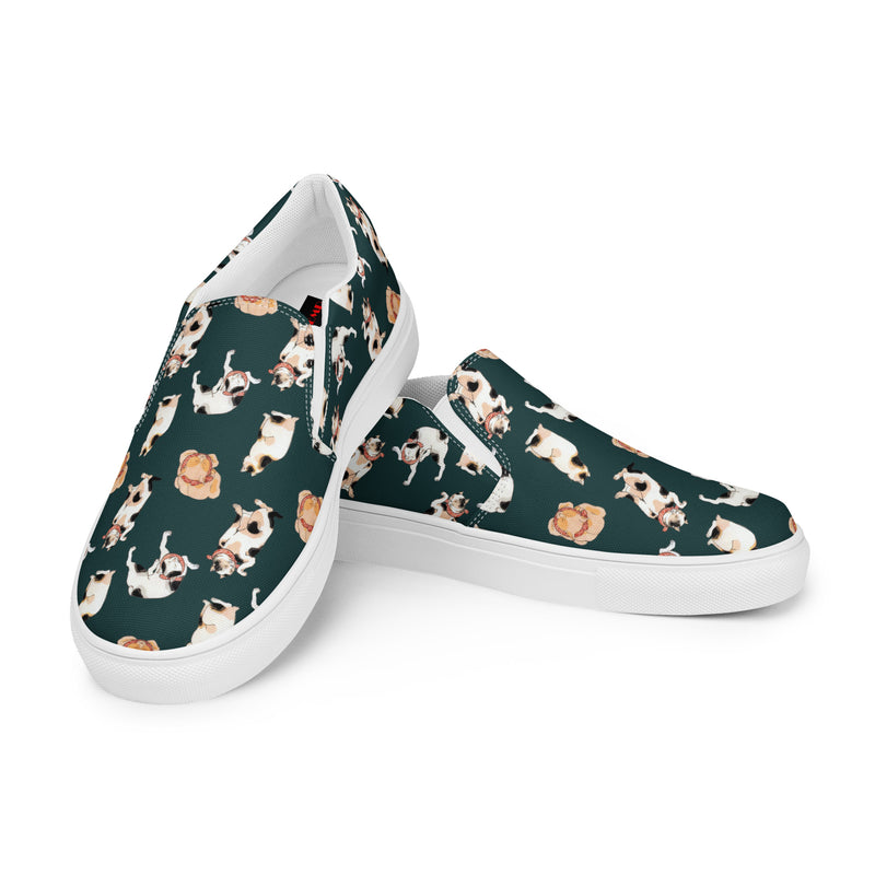 Women’s slip-on canvas shoes - Objet D'Art