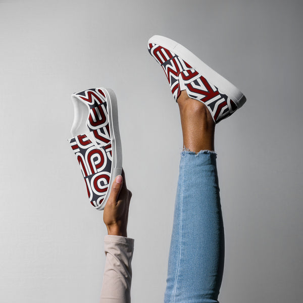 Women’s slip-on canvas shoes - Objet D'Art