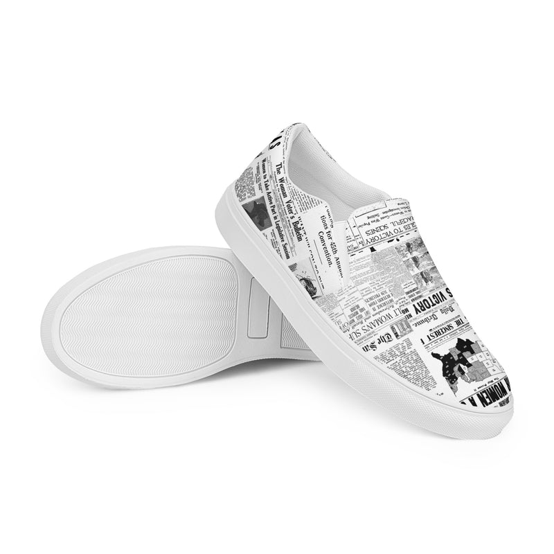 Women's Suffrage Women’s slip-on canvas shoes