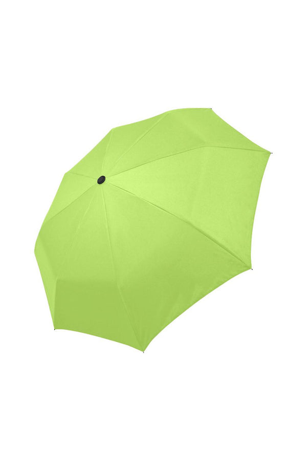 Lime Green Auto-Foldable Umbrella (Model U04) - Objet D'Art