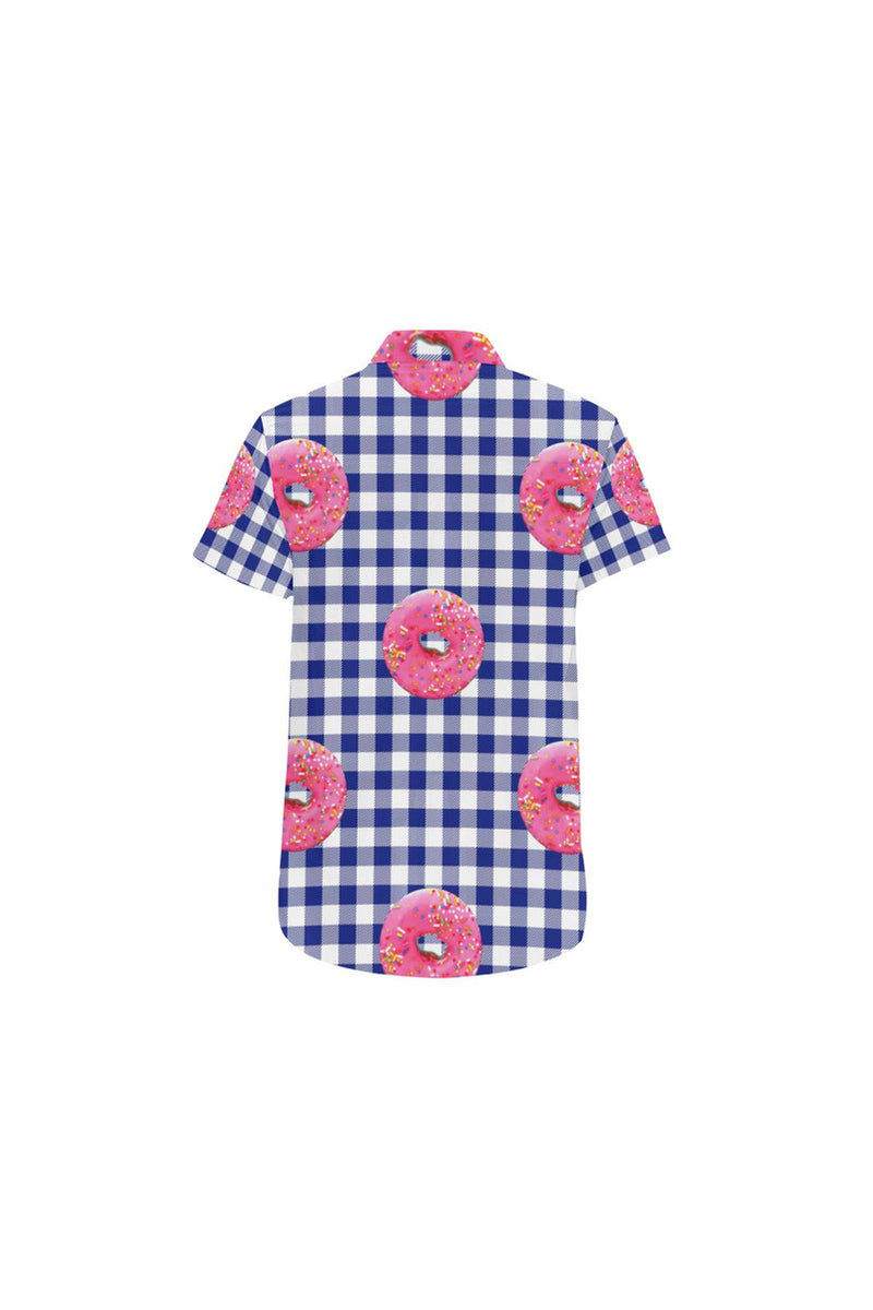 I Brought Donuts Men's All Over Print Short Sleeve Shirt - Objet D'Art Online Retail Store
