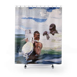 The Turtle Pound, Homer Winslow Shower Curtains - Objet D'Art
